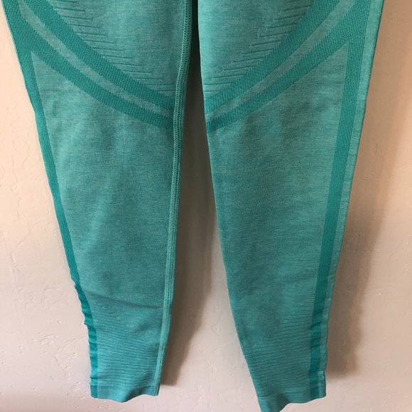 FINAL! NIB! SHEIN 2 PIECE TURQUOISE ATHLETIC YOGA WORKOUT GYM LOUNGE OUTFIT - Picture 7 of 8